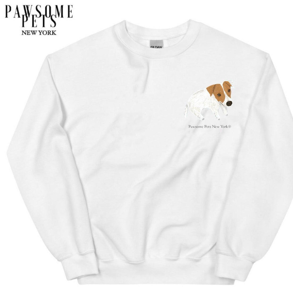 Sweatshirt - Dapper Doggy(upper Right) - 7 COLORS -