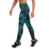 Thumbnail for FYC - Women's All Day Comfort Yoga Night Camo Full Length Leggings - 1 COLOR -