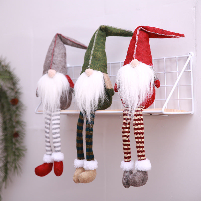 Long Leg Christmas Gnome - 19.7" - [5-10 DAY DELIVERY] - T - 3 COLORS -