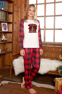 Thumbnail for Graphic Top and Plaid Pants Set - SOLD BY SIZE / 2 PCS. - 4 SIZES -