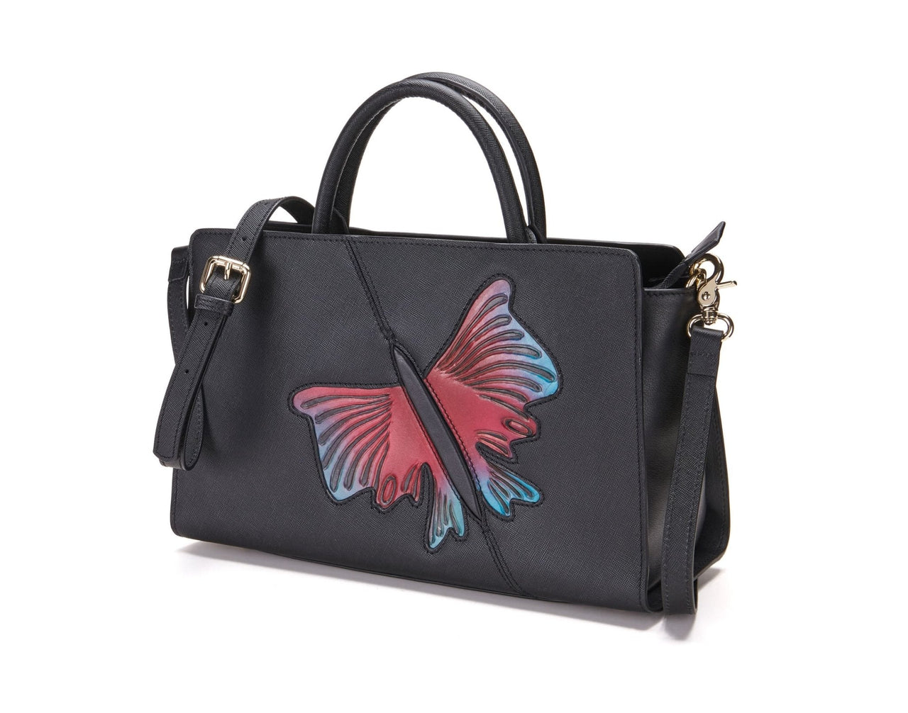 Bellorita - Butterfly Black Satchel - 1 COLOR -