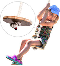 Thumbnail for Wooden Rope Swing for Kids