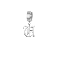 Thumbnail for Mister - Old English Initial Earring - ALL 26 LETTERS - 2 FINISHES - FIND YOURS! -