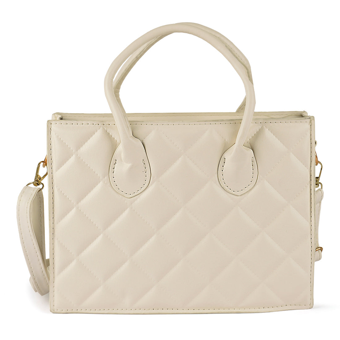 London Rag - Quilted Structure Hand Bag - 3 COLORS -