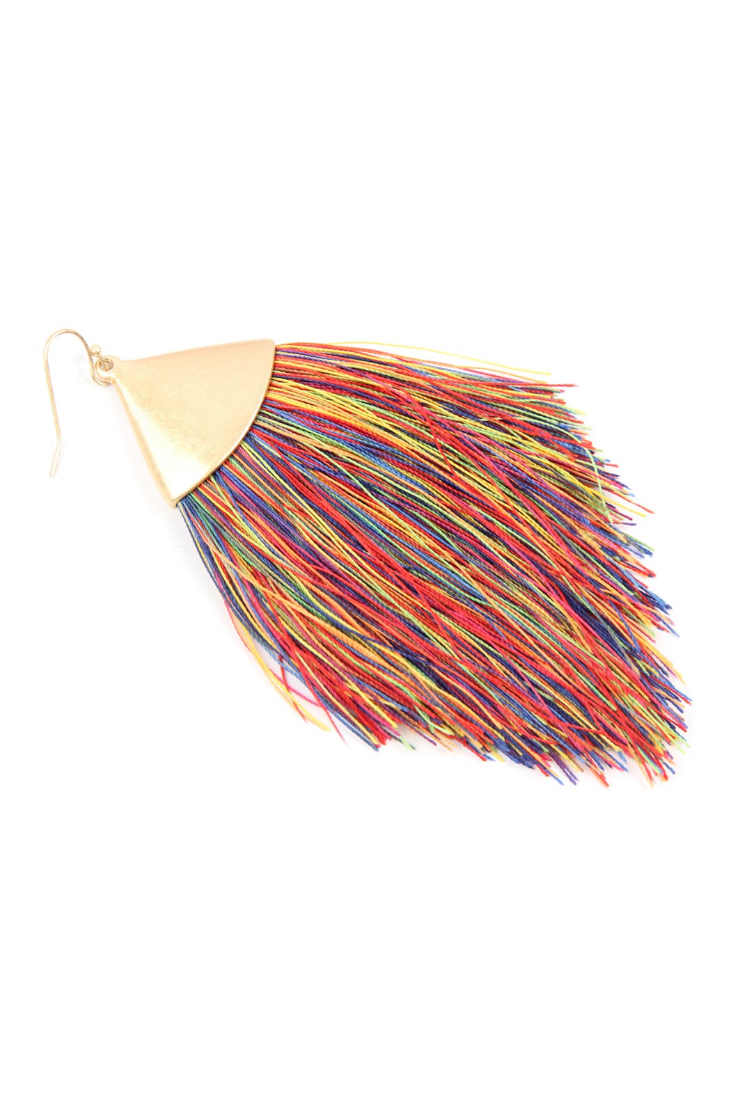 Oversized Tassel Drop Earrings - 18 COLORS -