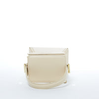 Thumbnail for Amber Leather Bucket Bag Creamy Off White -