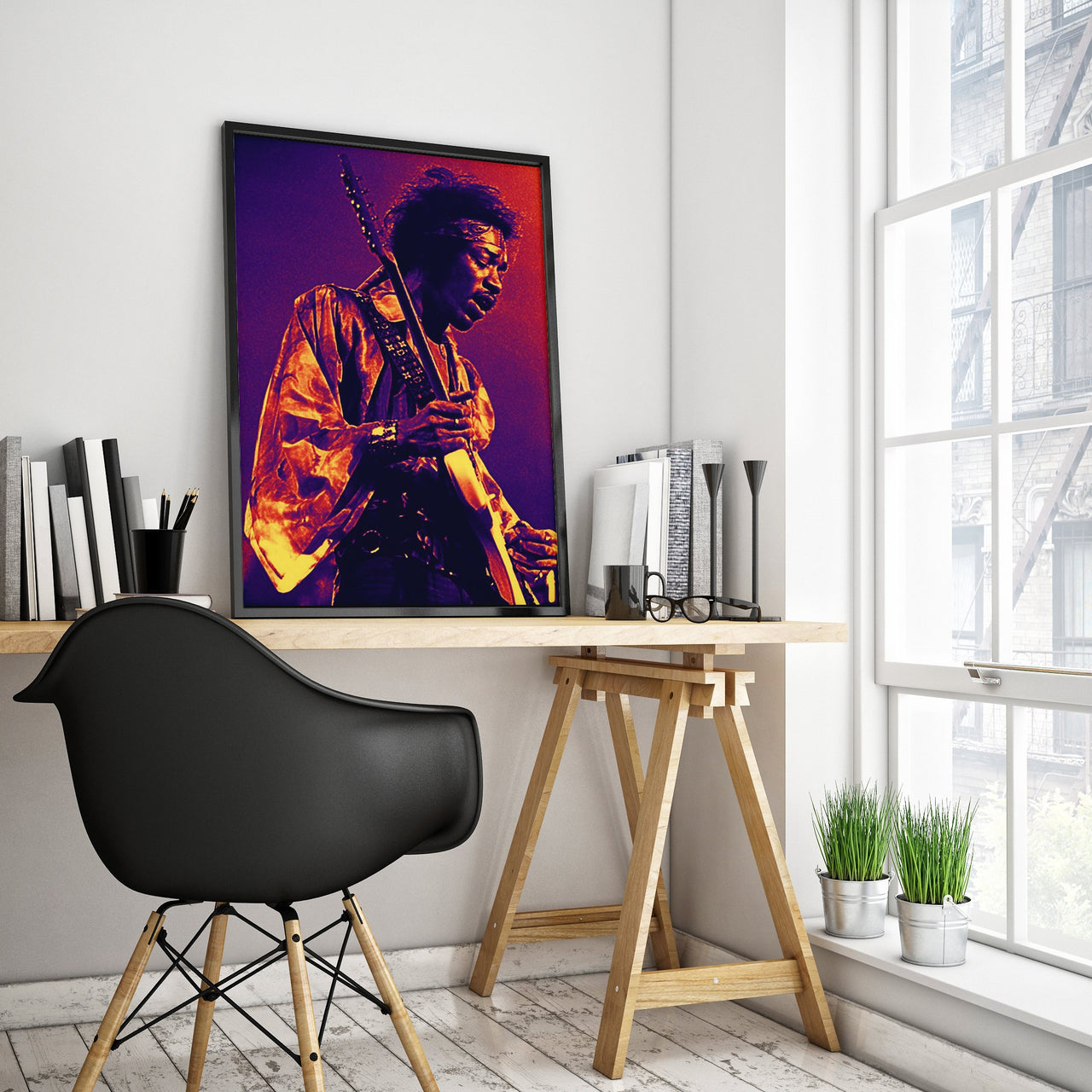 Jimi Hendrix - USA Printed - 4 SIZES -