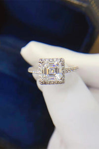 Thumbnail for 2 Carat Moissanite 925 Sterling Silver Ring