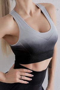 Thumbnail for Gradient Racerback Sports Bra - T - 4 COLORS -