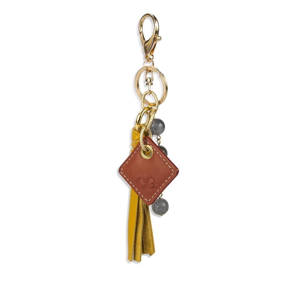 ClaudiaG - Purse Lucca Leather Bag Charm- Yellow - 1 COLOR