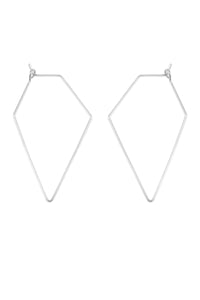 Thumbnail for Riah Fashion - Polygon Shape Brass Earrings - 3 FINISHES