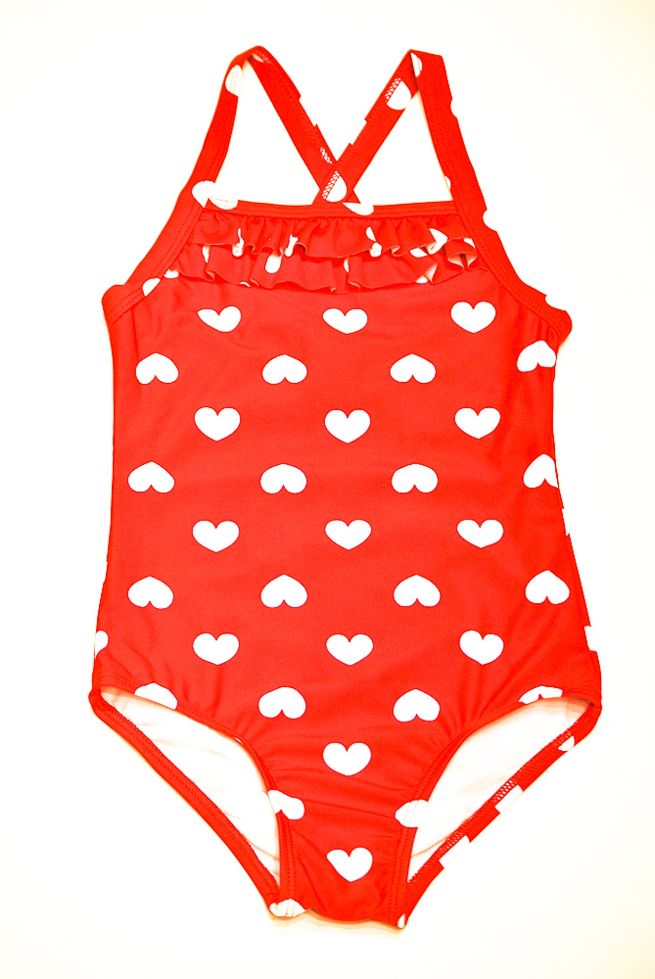 Little Ashkim - One Piece Little Girl's  & Toddlers Ruffle Swimsuit - 1 COLOR -