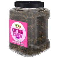 Thumbnail for Cotton Candy Flavored Cricket Snack - Pound Size - FAIRGROUNDS GOODNESS - GUESS HOW MANY CRICKETS ARE IN THIS JAR AND YOU WILL HAVE GUESSED HOW MANY CRICKETS ARE IN THIS JAR -