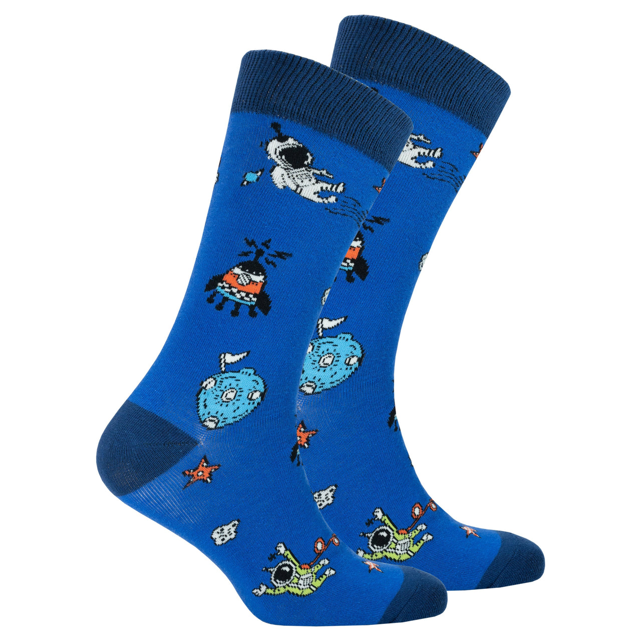 Men's Space Doodle Socks - 1 COLOR -