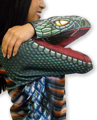 Thumbnail for Mouthman - COBRA SNAKE Hoodie Chomp Shirt  - ADULT SIZES AVAILABLE - 13 SIZES -