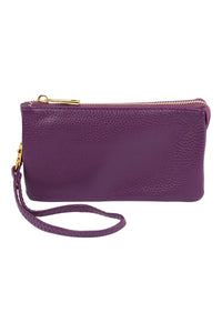 Thumbnail for Riah Fashion - Leather Wallet With Detachable Wristlet - 25 COLORS -