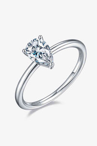 Thumbnail for 1 Carat Moissanite 925 Sterling Silver Solitaire Ring