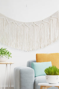 Thumbnail for Macrame Fringe Wall Hanging Decor - 43.3