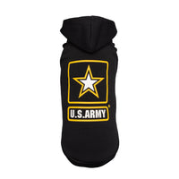 Thumbnail for US Army Hooded Dog Fleece - Black - 5 SIZES -