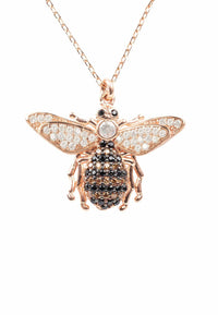 Thumbnail for LATELITA - Honey Bee Pendant Necklace Rosegold -