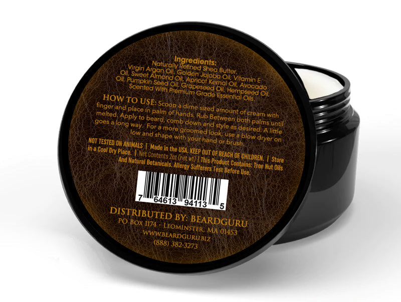 BeardGuru - Old Leather Beard Cream -