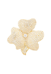 Thumbnail for LATELITA - Flower Adjustable Cocktail Ring Gold -