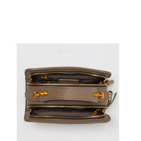 Thumbnail for Leather Crossbody Bag Mocha Brown -