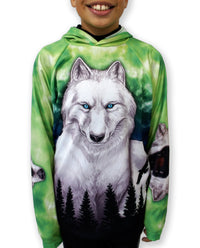 Thumbnail for Mouthman - HOWLING WOLF Hoodie Chomp Shirt by MOUTHMAN® - ADULT SIZES AVAILABLE! - 13 SIZES -