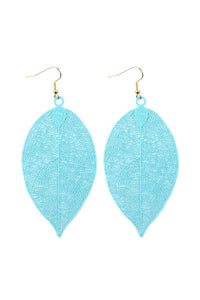 Thumbnail for Filigree Leaf Earrings - 5 COLORS -