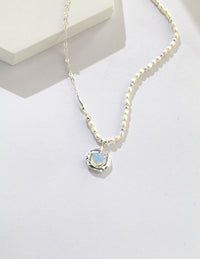 Thumbnail for Freshwater Pearl & Moonstone Necklace