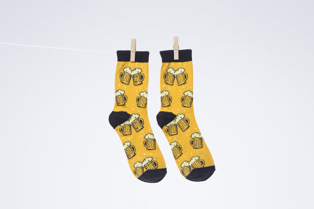 Men's Beer Socks - 1 COLOR -