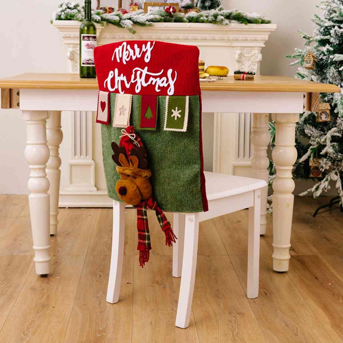 Christmas Chair Cover - 20.5" - [5-10 DAY DELIVERY] - T - 3 TYPES/STYLES -