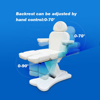 Thumbnail for Health Technology LTD. - Separate flex Leg support - 2 Electric Motors,  Beauty Treatment, Tatoo, Massage Table Lift Facial Chair - [20-35 DAY DELIVERY] - 5 COLORS -