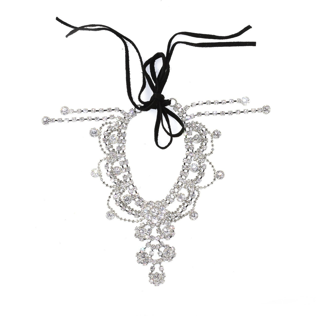 KRISTIN PERRY - Draping Crystals Anklet -