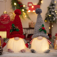 Thumbnail for Light-Up Short Leg Christmas Gnome - (3)AAA BATTERIES NOT INCLUDED - 11