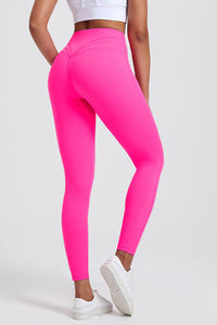 Thumbnail for High Waist Active Leggings - T - 7 COLORS -