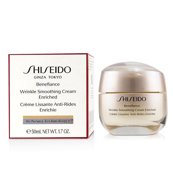 SHISEIDO - Benefiance Wrinkle Smoothing Cream Enriched - 2 SIZES -