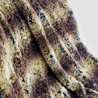 Thumbnail for Beige and Brown Chinchilla Faux Fur Luxury Throw - 14 SIZES -