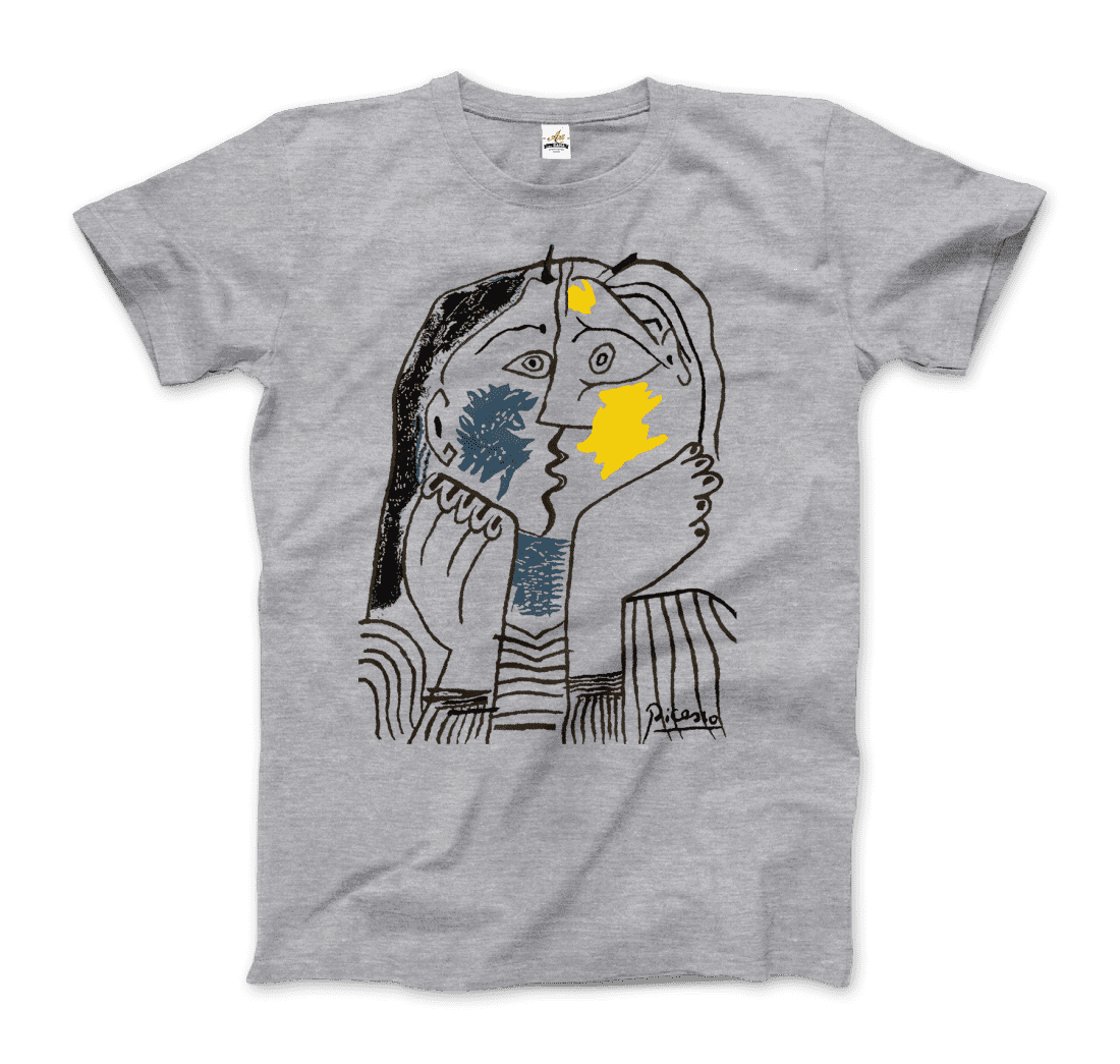 Pablo Picasso the Kiss 1979 Artwork T-Shirt - 5 COLORS -