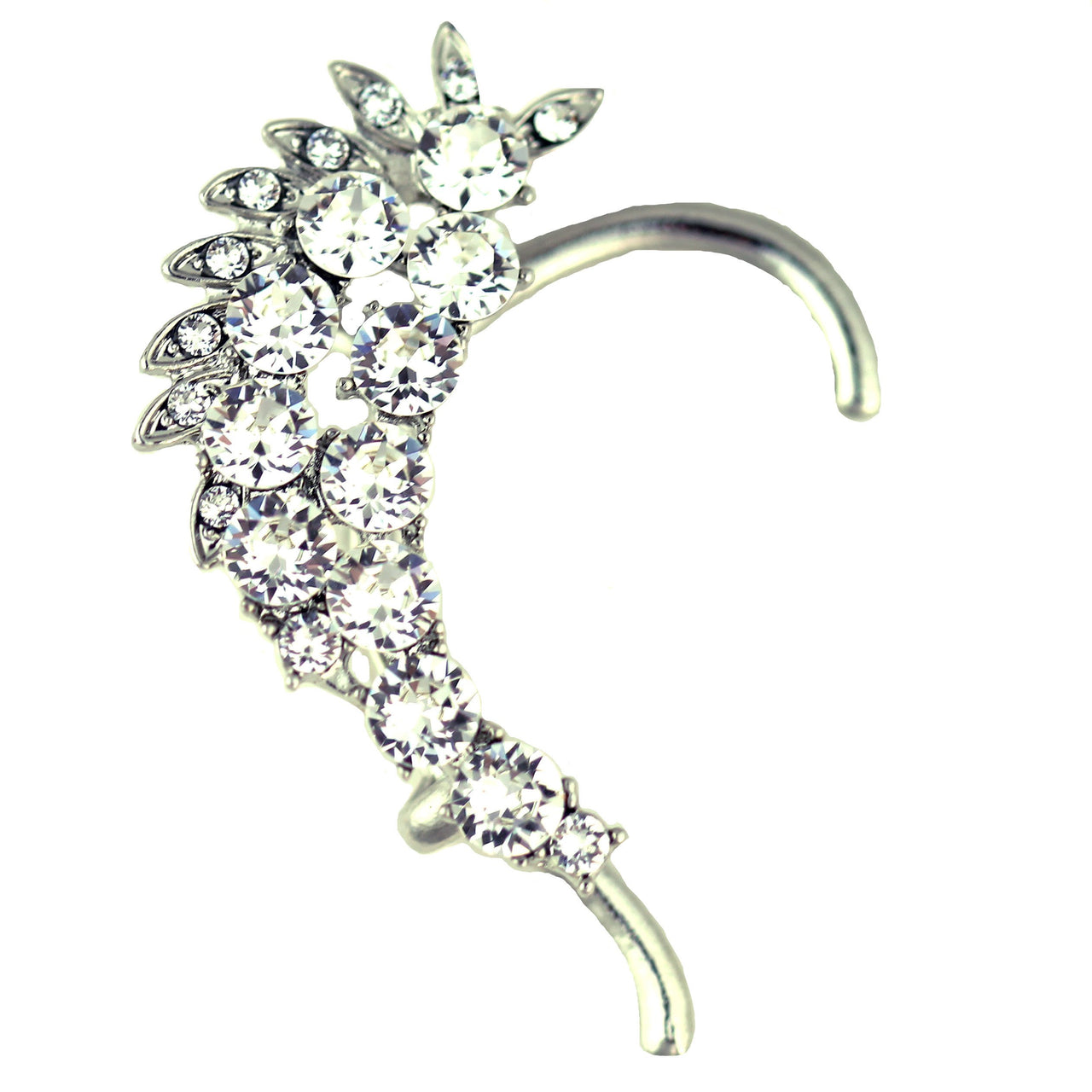 KRISTIN PERRY -  - Crusted Crystal Ear Cuff - 4 FINISHES -