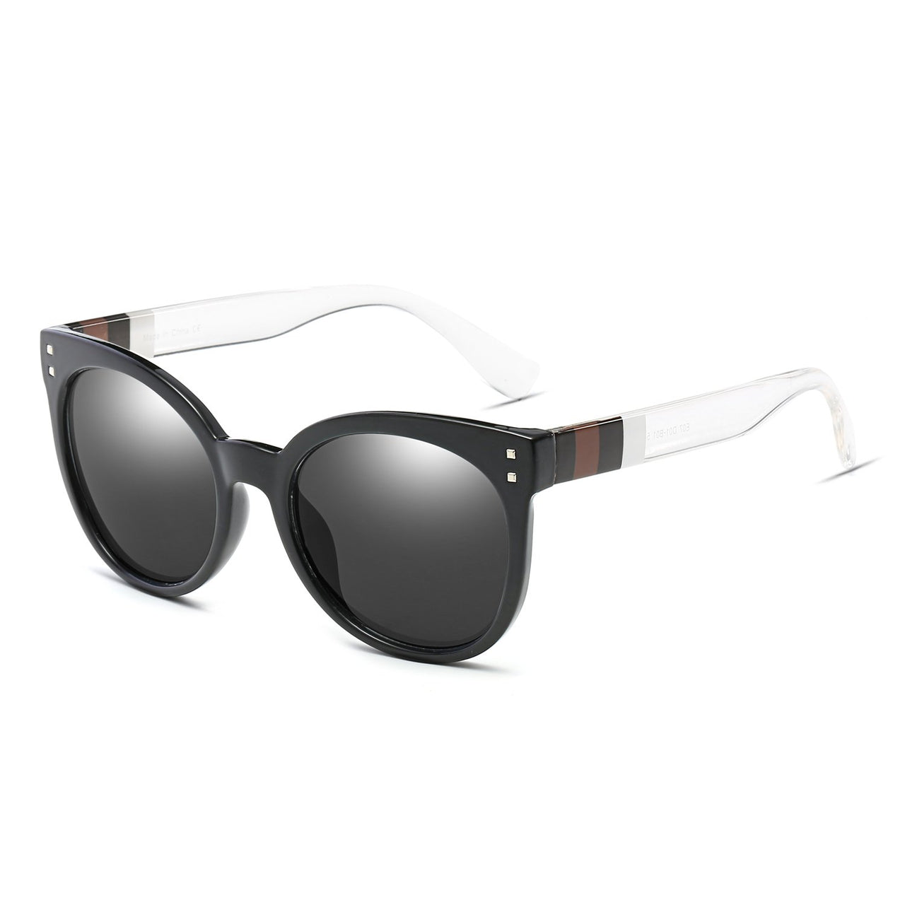 Hyannis | E07 - Jaunty Mirrored Lens Soft Cat Eye Sunglasses - 5 COLORS -