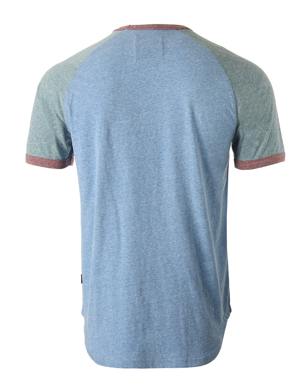 Men's Short Sleeve Classic Retro Contrast Raglan Ringer T-Shirt - 2 COLOR COMBOS -