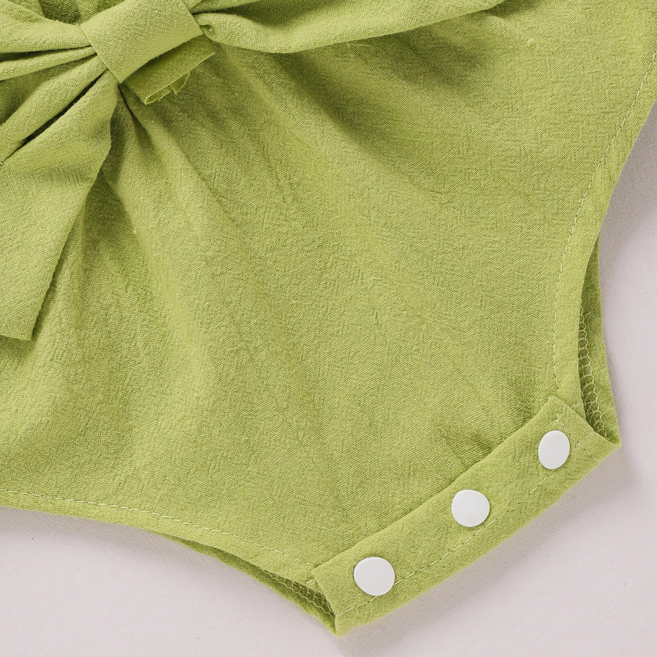 Baby Girl Bow Detail Flounce Sleeve Bodysuit - T - 6 SIZES - 1 COLOR -