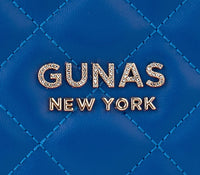 Thumbnail for GUNAS NEW YORK - Koi - Blue Quilted Vegan Leather Purse - 1 COLOR -