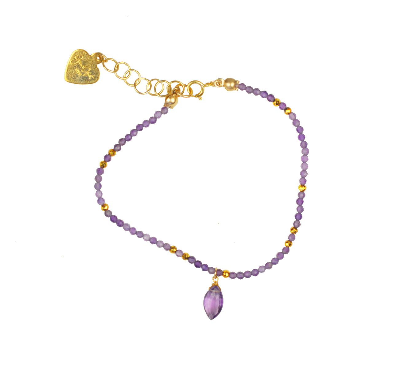 Gena Myint - Amethyst Delicate Bracelet -