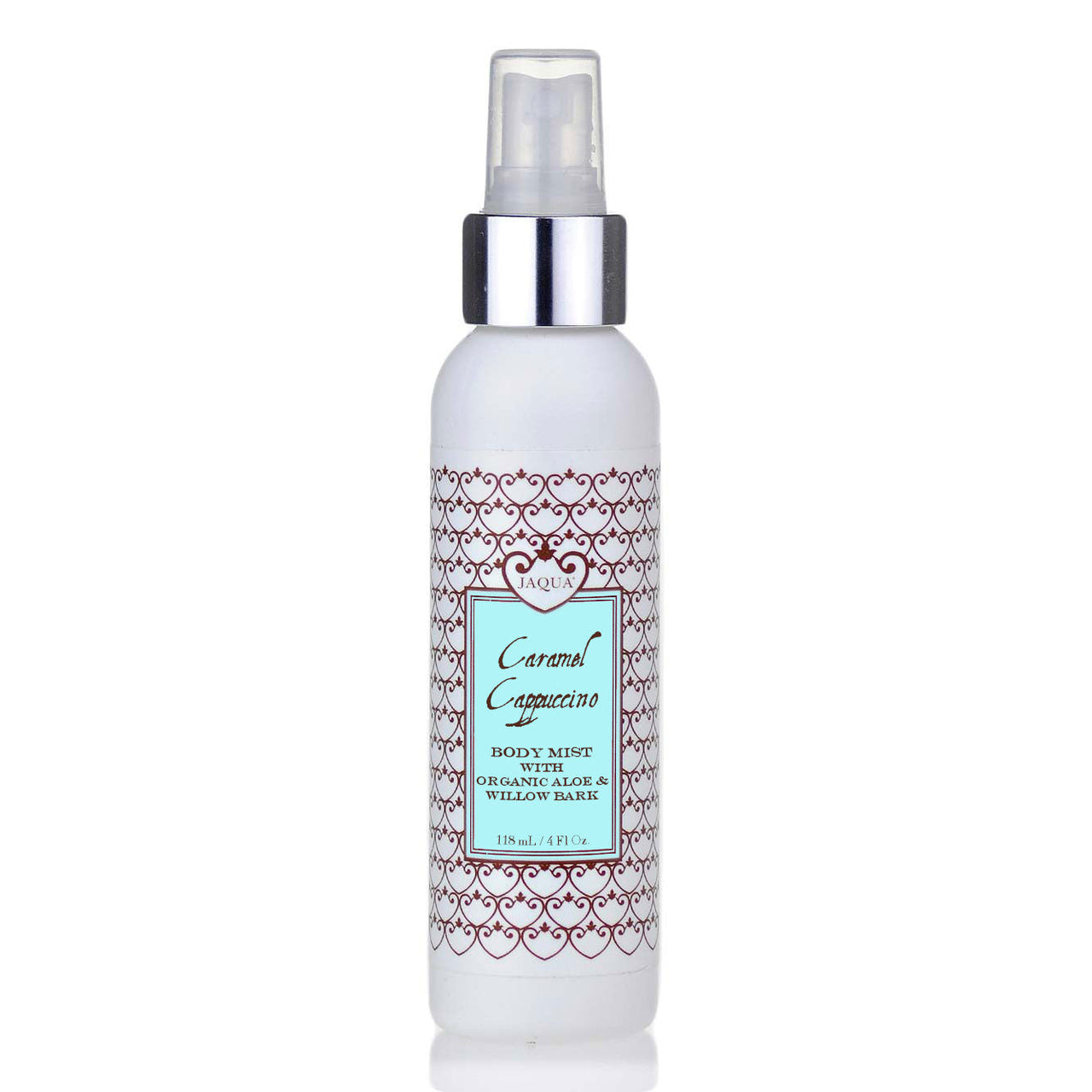 JAQUA - Caramel Cappuccino Hydrating Body Mist With Organic Aloe & Willow Bark -