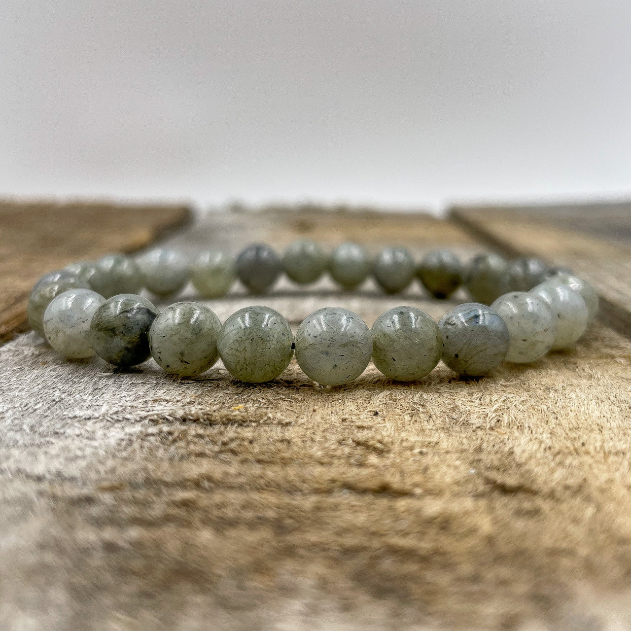 Union - Labradorite Gemstone Beaded Bracelet -