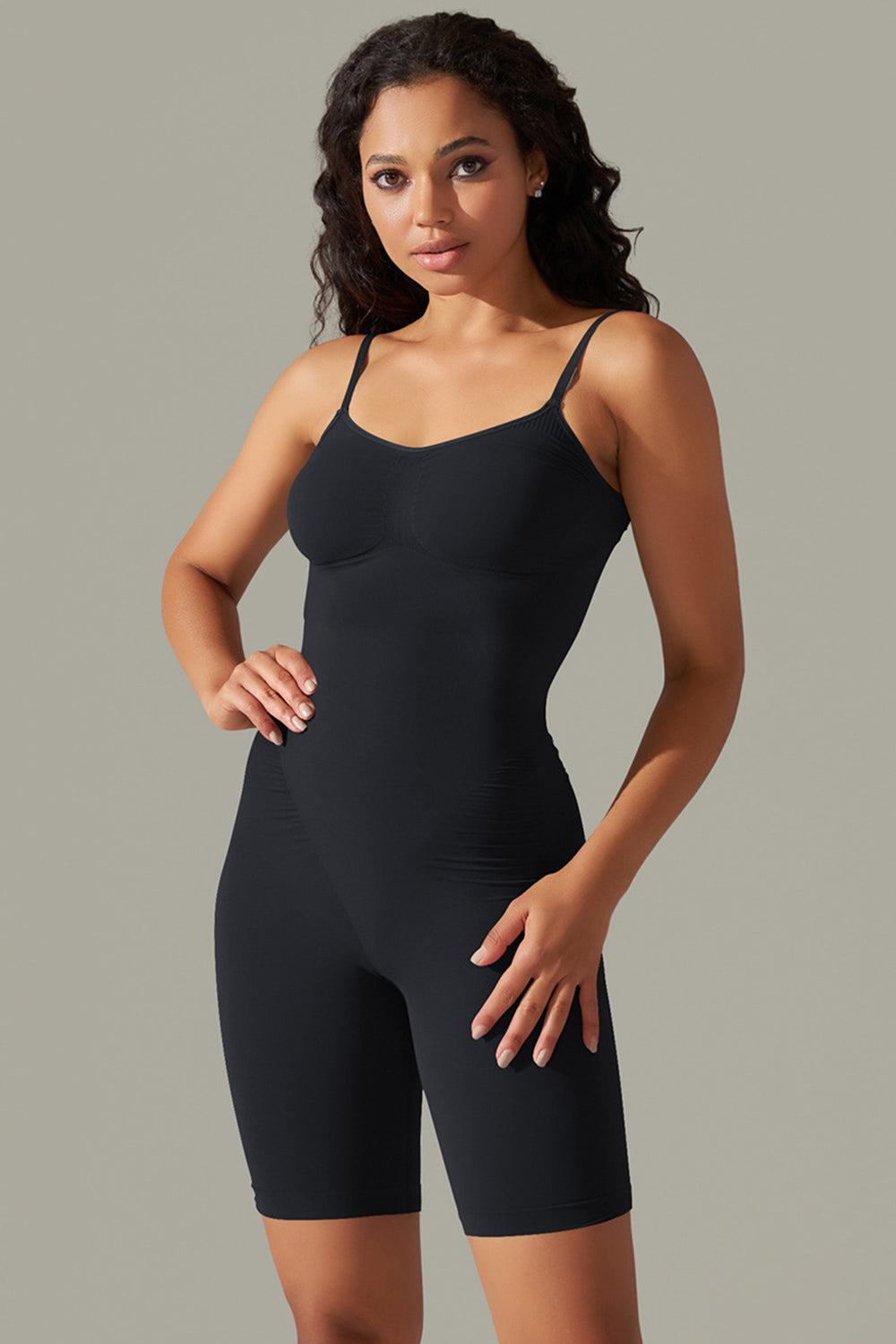 Spaghetti Strap Active Romper - T - 10 COLORS -