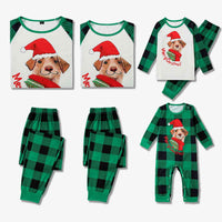 Thumbnail for KIDS MERRY CHRISTMAS Graphic Top and Plaid Pants Set - T -