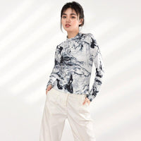 Thumbnail for Nayoko Turtleneck Long Sleeve Shirt - 1 COLOR -